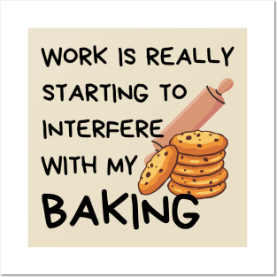 Funny Baking Quote Posters and Art